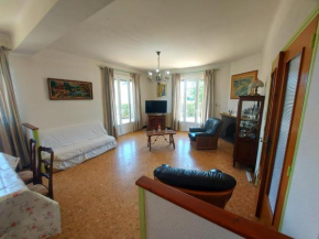 120m2 rdc 2km mer soleil catalan 2ch wifi 4pers ok chéques vacances animaux